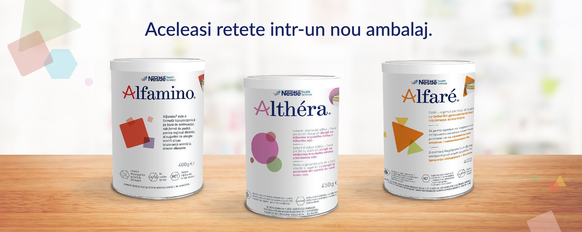 Althéra • Alfaré • Alfamino | Nestlé Health Science